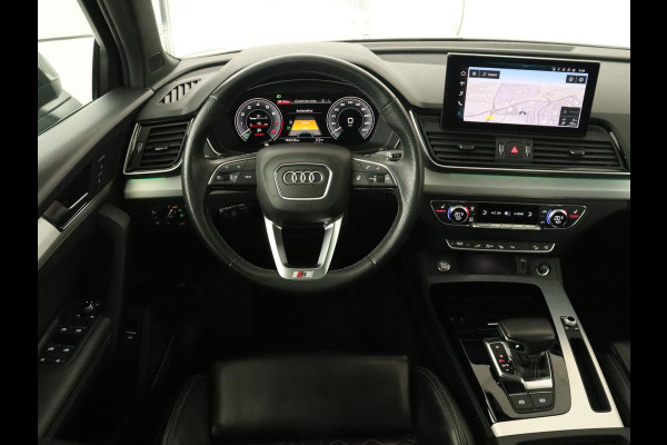 Audi Q5 55 TFSIe S edition | Panoramadak | 360 Camera | Massage | Adaptive cruise | Bang & Olufsen | Luchtvering | Head-Up | Achterbankverwarming | Carplay | Trekhaak | Stuurverwarming | Matrix LED | PHEV | Plug In