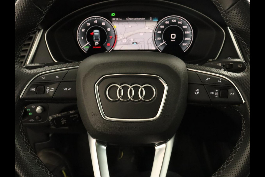 Audi Q5 55 TFSIe S edition | Panoramadak | 360 Camera | Massage | Adaptive cruise | Bang & Olufsen | Luchtvering | Head-Up | Achterbankverwarming | Carplay | Trekhaak | Stuurverwarming | Matrix LED | PHEV | Plug In