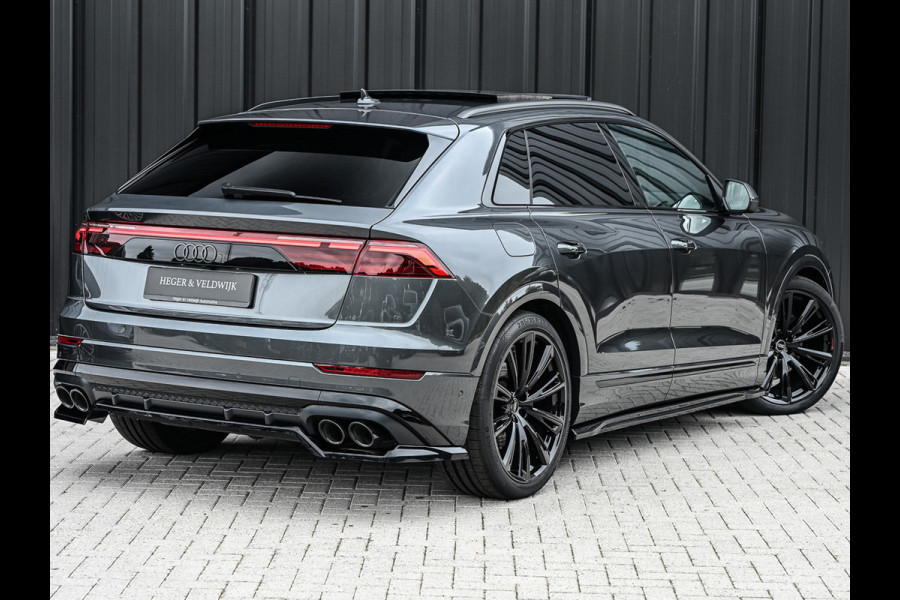 Audi Q8 55TFSI e QUATTRO PRO LINE S COMPETITION | S-SEATS | PANORAMADAK | 4 WIEL BESTURING | B&O SOUND | HEAD-UP | LUCHTVERING | DAB+ |