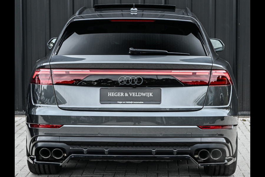 Audi Q8 55TFSI e QUATTRO PRO LINE S COMPETITION | S-SEATS | PANORAMADAK | 4 WIEL BESTURING | B&O SOUND | HEAD-UP | LUCHTVERING | DAB+ |