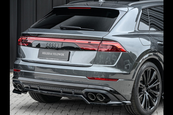 Audi Q8 55TFSI e QUATTRO PRO LINE S COMPETITION | S-SEATS | PANORAMADAK | 4 WIEL BESTURING | B&O SOUND | HEAD-UP | LUCHTVERING | DAB+ |