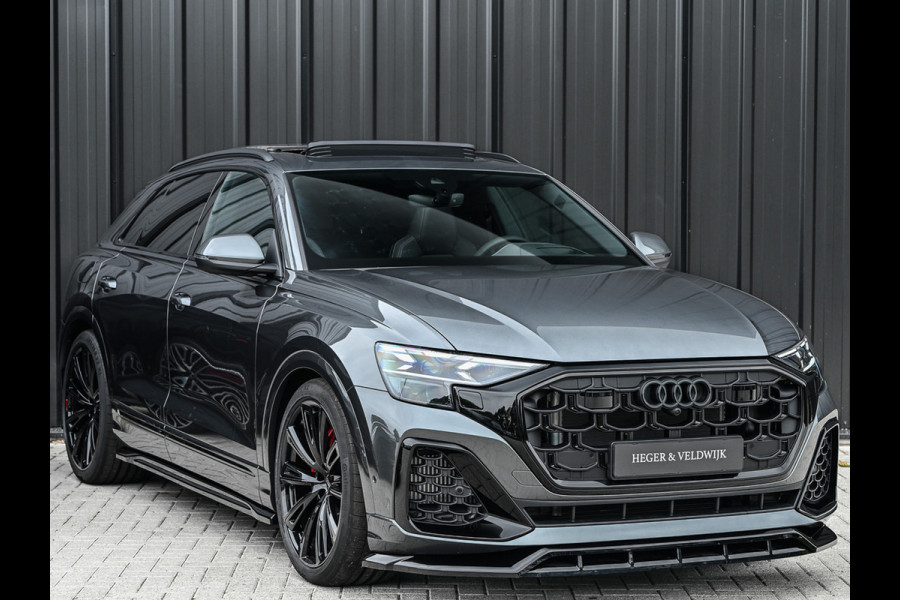 Audi Q8 55TFSI e QUATTRO PRO LINE S COMPETITION | S-SEATS | PANORAMADAK | 4 WIEL BESTURING | B&O SOUND | HEAD-UP | LUCHTVERING | DAB+ |