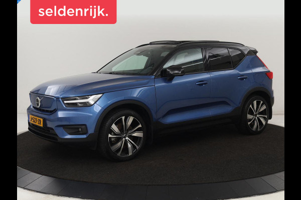 Volvo XC40 Recharge P8 AWD R Design | Panoramadak | Trekhaak | Stoel & stuurverwarming | Adaptive cruise | Carplay | Full LED | Camera | Leder/Alcantara | Keyless