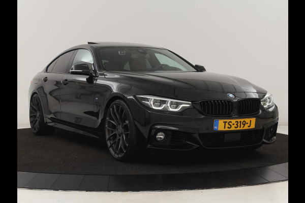 BMW 4 Serie Gran Coupé 435d xDrive M Sport | Schuifdak | Adaptive cruise | Leder | Carplay | Stoelverwarming | Adaptief LED | Sportstoelen | Camera | 20'' | Navigatie