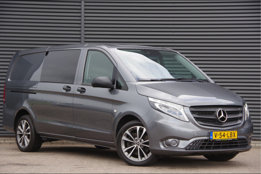 Mercedes-Benz Vito 119 CDI DC-5P, AUT. LED, LEDER, 2X SCHUIFDEUR, STOELVERWARMING, CAMERA, NAVI, CRUISE, AIRCO, DUBBELE CABINE, DUBBEL CABINE
