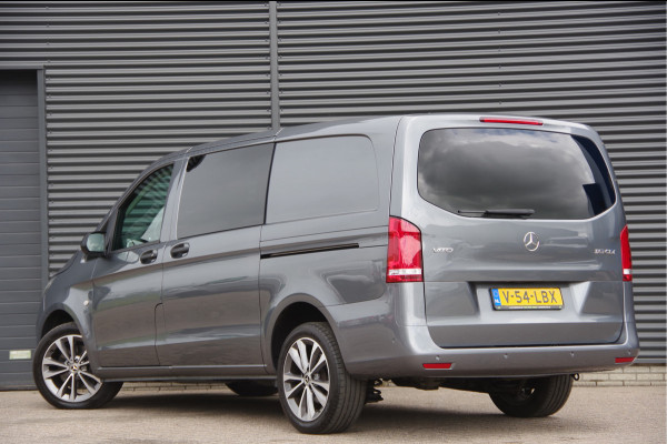 Mercedes-Benz Vito 119 CDI DC-5P, AUT. LED, LEDER, 2X SCHUIFDEUR, STOELVERWARMING, CAMERA, NAVI, CRUISE, AIRCO, DUBBELE CABINE, DUBBEL CABINE