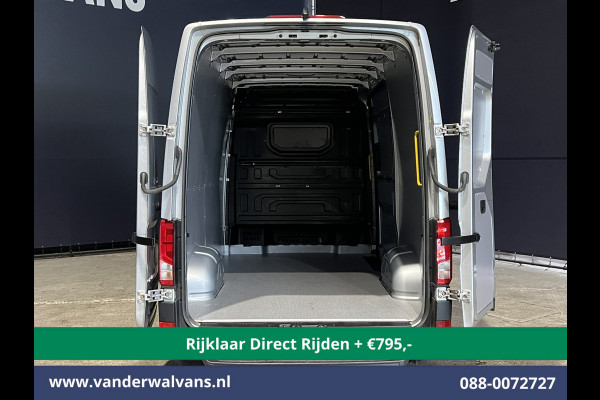 Volkswagen Crafter 2.0 TDI 177pk Automaat L3H3 L2H2 Euro6 *Rijklaar Direct Rijden* Airco | Camera | Navigatie | LED | Apple Carplay Android Auto, Cruisecontrol, Parkeersensoren, 3000kg trekvermogen, Bijrijdersbank, zilver