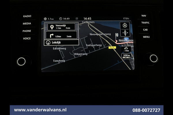 Volkswagen Crafter 2.0 TDI 140pk L3H3 L2H2 Euro6 Airco | 3000kg Trekhaak | Navigatie | Apple Carplay Android Auto, Cruisecontrol, Parkeersensoren, Bijrijdersbank