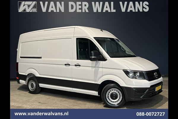 Volkswagen Crafter 2.0 TDI 140pk L3H3 L2H2 Euro6 Airco | 3000kg Trekhaak | Navigatie | Apple Carplay Android Auto, Cruisecontrol, Parkeersensoren, Bijrijdersbank