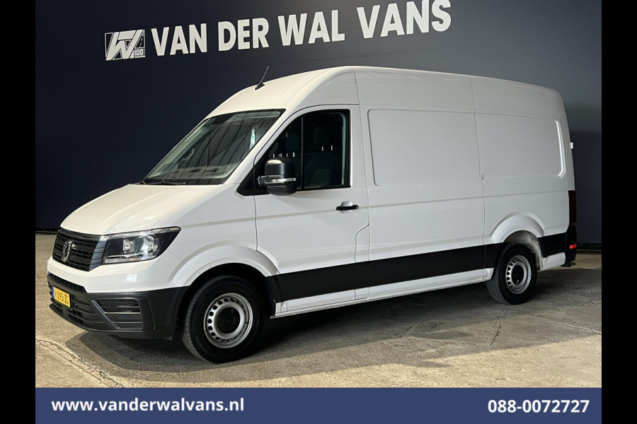 Volkswagen Crafter 2.0 TDI 140pk L3H3 L2H2 Euro6 Airco | 3000kg Trekhaak | Navigatie | Apple Carplay Android Auto, Cruisecontrol, Parkeersensoren, Bijrijdersbank