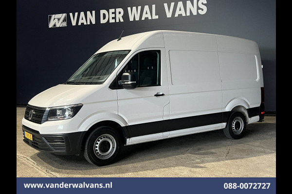 Volkswagen Crafter 2.0 TDI 140pk L3H3 L2H2 Euro6 Airco | 3000kg Trekhaak | Navigatie | Apple Carplay Android Auto, Cruisecontrol, Parkeersensoren, Bijrijdersbank