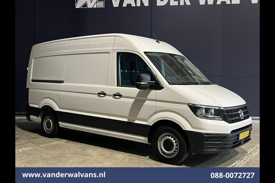 Volkswagen Crafter 2.0 TDI 140pk L3H3 L2H2 Euro6 Airco | 3000kg Trekhaak | Navigatie | Apple Carplay Android Auto, Cruisecontrol, Parkeersensoren, Bijrijdersbank
