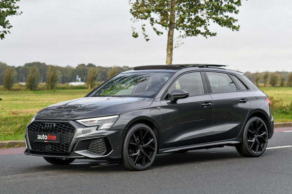 Audi A3 Sportback 40 TFSI e 3x S-Line. RS Zetels, Pano, ACC, Keyless, Camera, Matrix, 19'', CarPlay!