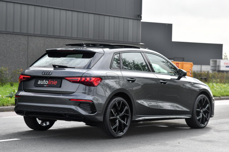 Audi A3 Sportback 40 TFSI e 3x S-Line. RS Zetels, Pano, ACC, Keyless, Camera, Matrix, 19'', CarPlay!