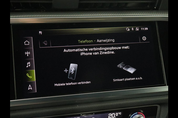 Audi Q3 35 TFSI S Line | Panoramadak | Stoelverwarming | Adaptive cruise | Camera | Carplay | Virtual Cockpit | Navigatie | Sportstoelen | Half leder | Climate control | Virtual Cockpit