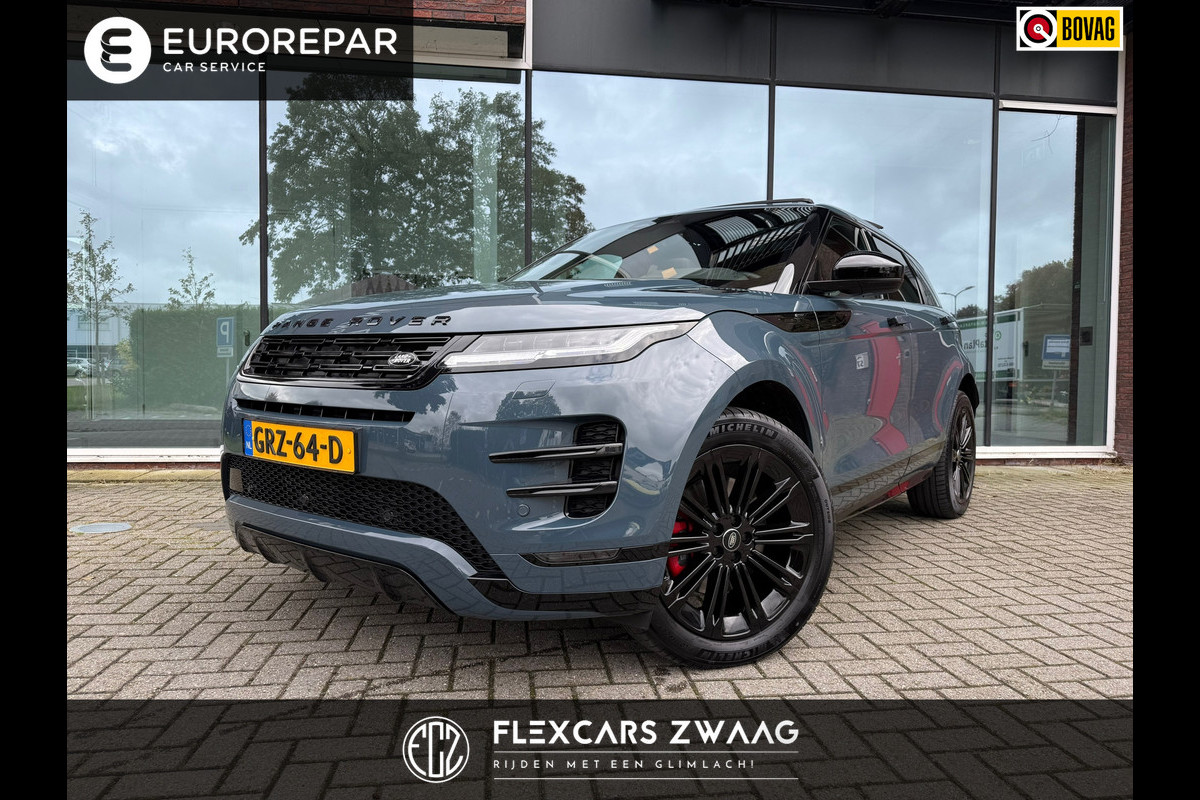 Land Rover Range Rover Evoque 1.5 P300 PHEV AWD Dynamic HSE - Leder - Panoramadak - Blackpack - Navi Land Rover Range Rover Evoque 1.5 P300 PHEV AWD Dynamic HSE - Leder - Panoramadak - Blackpack - Navi