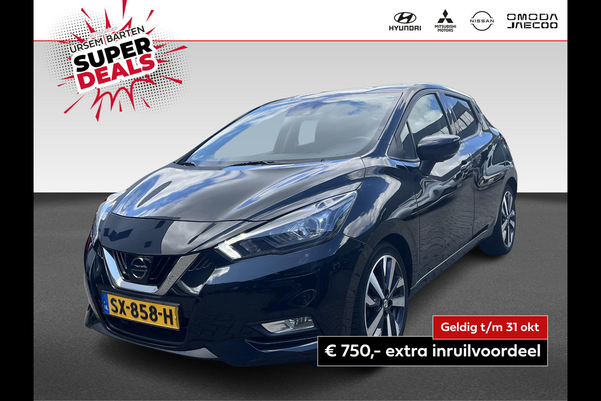 Nissan Micra 0.9 IG-T Tekna Bose geluid systeem Nissan Micra 0.9 IG-T Tekna Bose geluid systeem