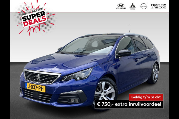 Peugeot 308 SW 1.2 PureTech GT-line | automaat | panoramadak Peugeot 308 SW 1.2 PureTech GT-line | automaat | panoramadak