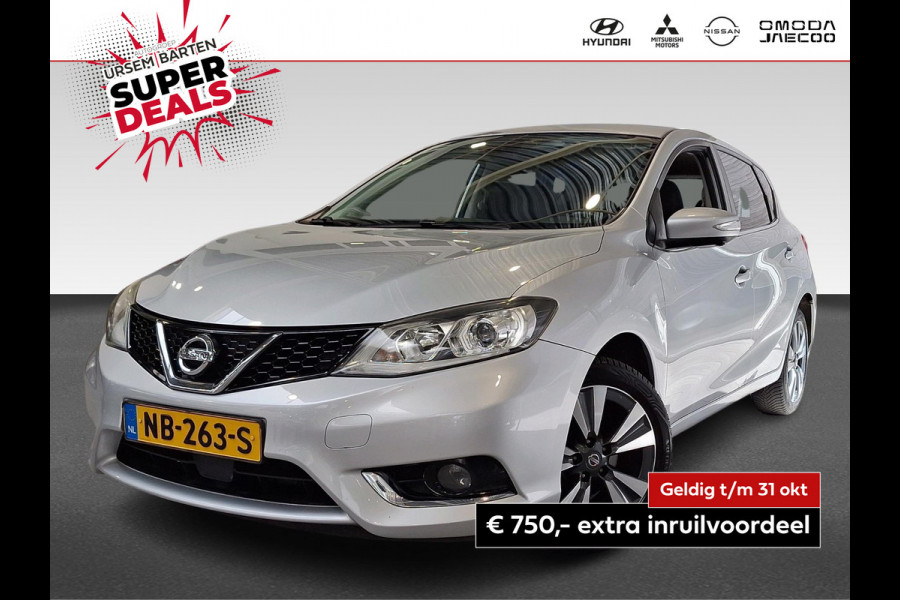 Nissan Pulsar 1.2 DIG-T Tekna  | volleder | stoelverwarming | navigatie | blind-spot | LED | keyless Nissan Pulsar 1.2 DIG-T Tekna  | volleder | stoelverwarming | navigatie | blind-spot | LED | keyless