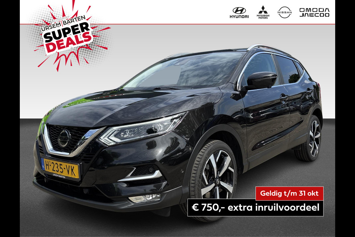 Nissan QASHQAI 1.3 DIG-T Tekna + trekhaak 1300kg Nissan QASHQAI 1.3 DIG-T Tekna + trekhaak 1300kg