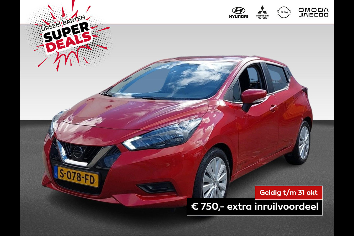 Nissan Micra 1.0 IG-T Acenta Apple Carplay/Android Auto Nissan Micra 1.0 IG-T Acenta Apple Carplay/Android Auto