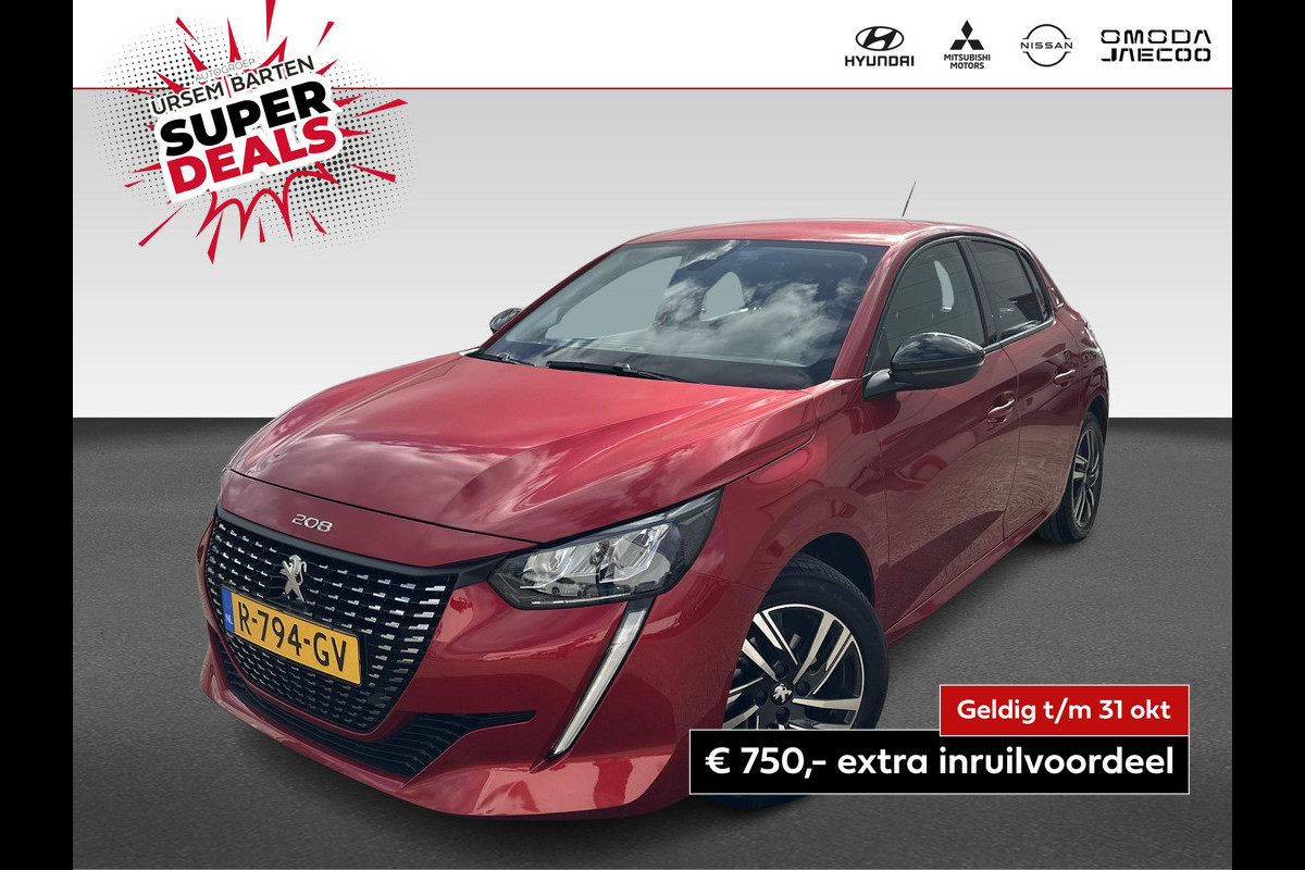 Peugeot 208 1.2 PureTech Allure Incl. Bluetooth | Navigatie | Cruise control Peugeot 208 1.2 PureTech Allure Incl. Bluetooth | Navigatie | Cruise control