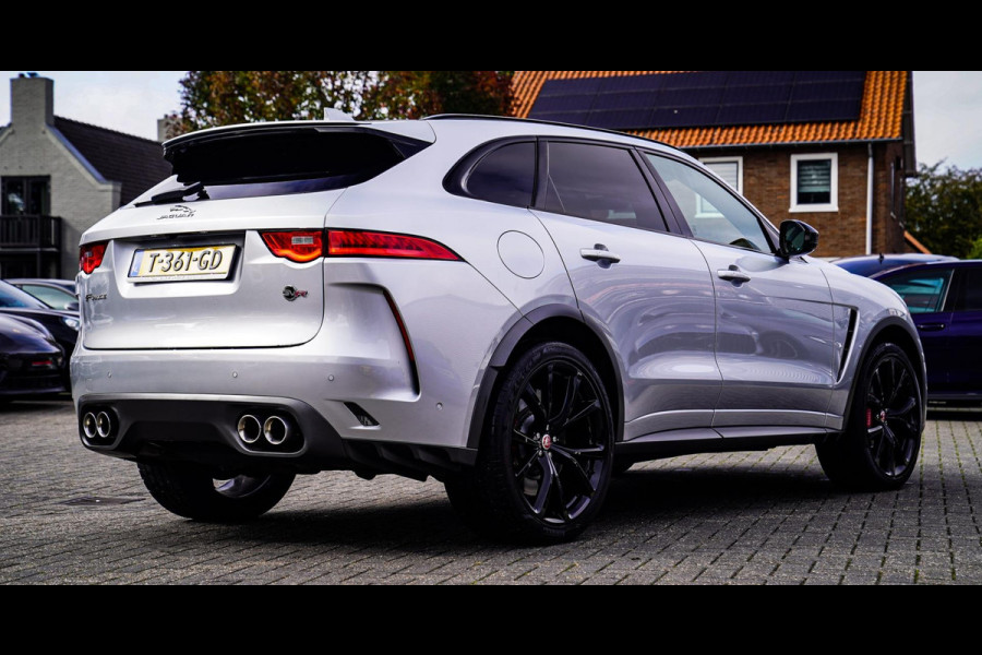 Jaguar F-Pace 5.0 V8 S/C AWD SVR | Lane Assist | Luxe Kuipstoelen | Head up | Meridian Sound system | 551PK | Dealer onderhouden |