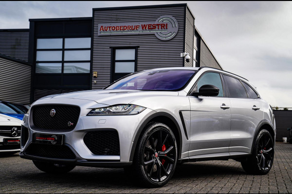 Jaguar F-Pace 5.0 V8 S/C AWD SVR | Lane Assist | Luxe Kuipstoelen | Head up | Meridian Sound system | 551PK | Dealer onderhouden |