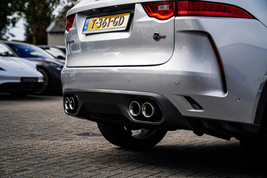 Jaguar F-Pace 5.0 V8 S/C AWD SVR | Lane Assist | Luxe Kuipstoelen | Head up | Meridian Sound system | 551PK | Dealer onderhouden |