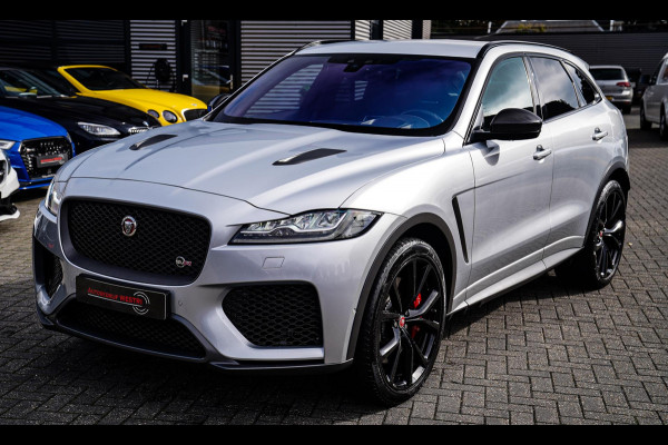 Jaguar F-Pace 5.0 V8 S/C AWD SVR | Lane Assist | Luxe Kuipstoelen | Head up | Meridian Sound system | 551PK | Dealer onderhouden |