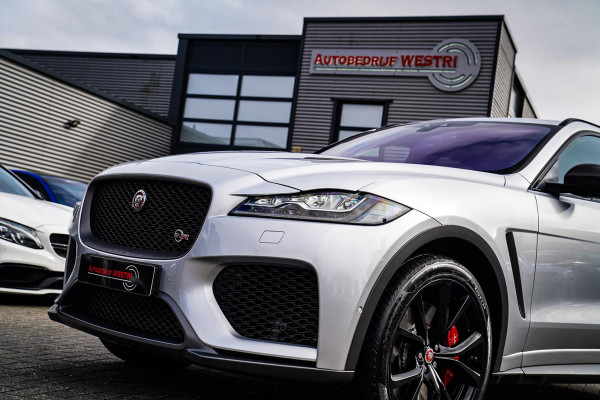 Jaguar F-Pace 5.0 V8 S/C AWD SVR | Lane Assist | Luxe Kuipstoelen | Head up | Meridian Sound system | 551PK | Dealer onderhouden |