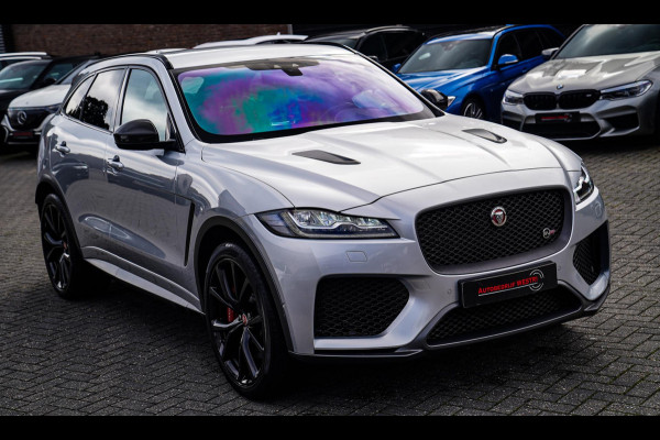 Jaguar F-Pace 5.0 V8 S/C AWD SVR | Lane Assist | Luxe Kuipstoelen | Head up | Meridian Sound system | 551PK | Dealer onderhouden |