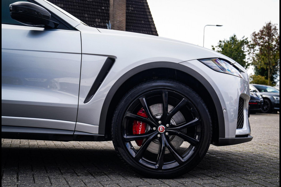Jaguar F-Pace 5.0 V8 S/C AWD SVR | Lane Assist | Luxe Kuipstoelen | Head up | Meridian Sound system | 551PK | Dealer onderhouden |