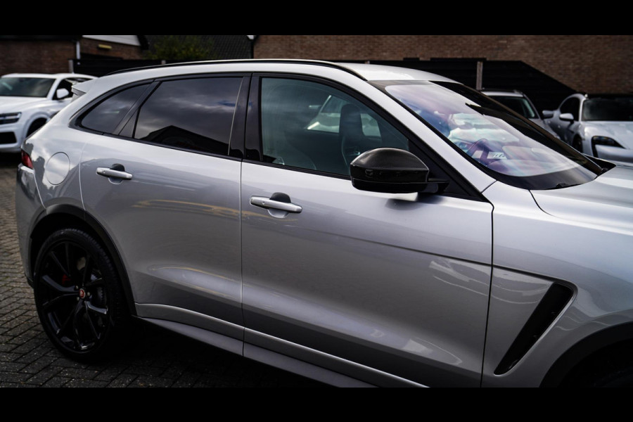 Jaguar F-Pace 5.0 V8 S/C AWD SVR | Lane Assist | Luxe Kuipstoelen | Head up | Meridian Sound system | 551PK | Dealer onderhouden |