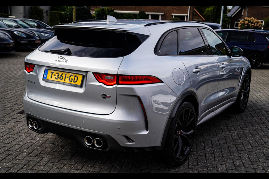 Jaguar F-Pace 5.0 V8 S/C AWD SVR | Lane Assist | Luxe Kuipstoelen | Head up | Meridian Sound system | 551PK | Dealer onderhouden |