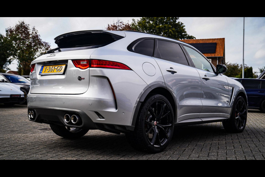 Jaguar F-Pace 5.0 V8 S/C AWD SVR | Lane Assist | Luxe Kuipstoelen | Head up | Meridian Sound system | 551PK | Dealer onderhouden |