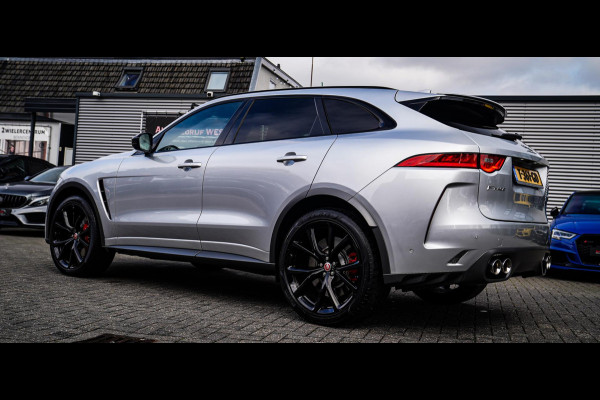 Jaguar F-Pace 5.0 V8 S/C AWD SVR | Lane Assist | Luxe Kuipstoelen | Head up | Meridian Sound system | 551PK | Dealer onderhouden |