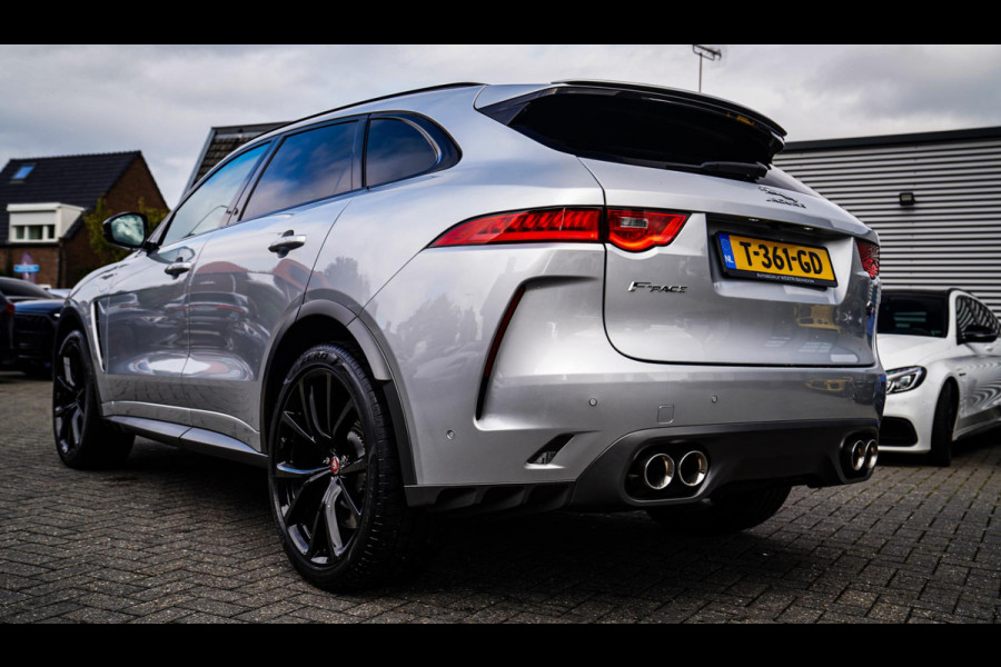 Jaguar F-Pace 5.0 V8 S/C AWD SVR | Lane Assist | Luxe Kuipstoelen | Head up | Meridian Sound system | 551PK | Dealer onderhouden |