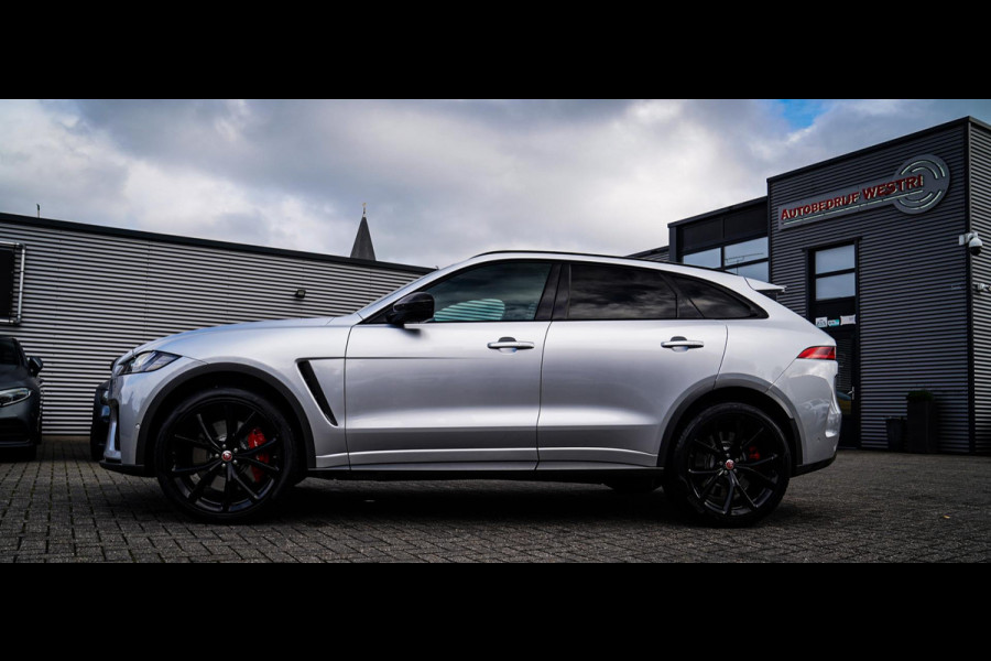 Jaguar F-Pace 5.0 V8 S/C AWD SVR | Lane Assist | Luxe Kuipstoelen | Head up | Meridian Sound system | 551PK | Dealer onderhouden |