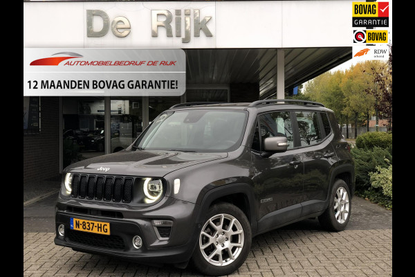 Jeep Renegade 1.3T Limited | Navi, Camera, ACC, Stoel+Stuurverw., Carplay/Android, Climate | Goed onderhouden |