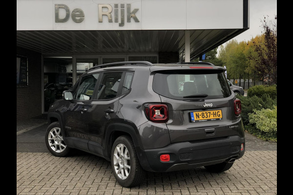 Jeep Renegade 1.3T Limited | Navi, Camera, ACC, Stoel+Stuurverw., Carplay/Android, Climate | Goed onderhouden |