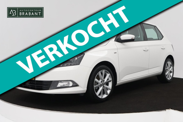 Škoda Fabia 1.0 TSI Clever (LED, NAVIGATIE, STOELVERWARMING, PARKEERSENSOREN, STUURBEDIENING, TREKHAAK)