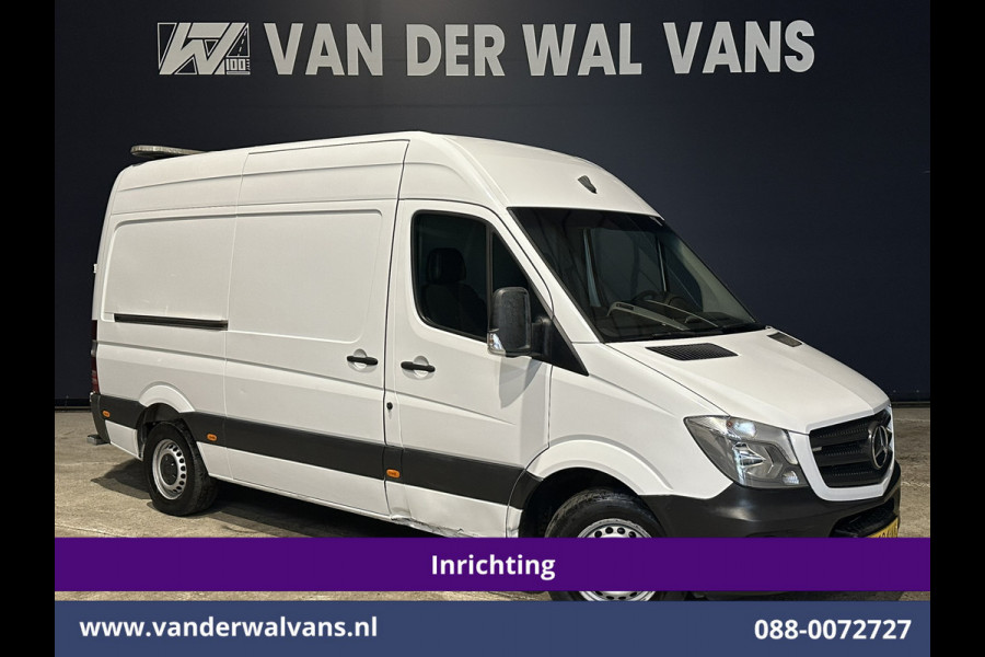 Mercedes-Benz Sprinter 316CDI 163pk L2H2 Inrichting Euro6 Airco | Cruisecontrol | Chauffeursstoel 2800kg Trekhaak,  Parkeersensoren
