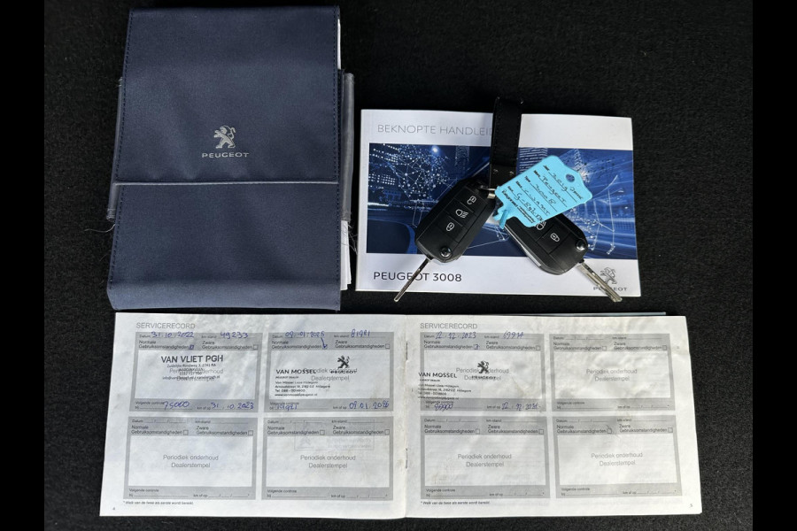 Peugeot 3008 1.2 PureTech Blue Lease Executive 2e Eigenaar,Navi,Clima,Cruise,PDC V+A,Trekhaak,Carplay,N.A.P,Nieuwe APK bij Aflevering