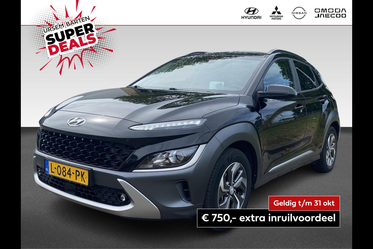Hyundai Kona 1.6 GDI HEV Fashion | navigatie | head-up display | adaptive cruise | blind-spot Hyundai Kona 1.6 GDI HEV Fashion | navigatie | head-up display | adaptive cruise | blind-spot
