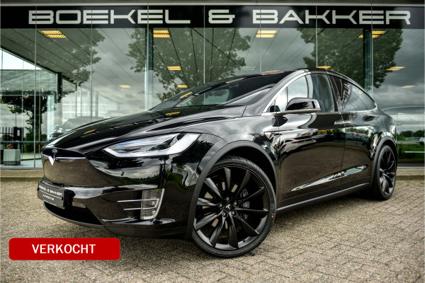 Tesla Model X 100D 6p. ** 22inch ** Autopilot ** Carbon ** Trekhaak Rijbereik tot 565km (WLTP)