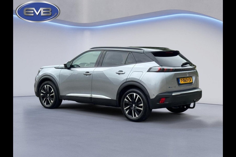 Peugeot e-2008 EV GT Pack 50 kWh fase 3, trekhaak, achteruitrijcamera, stoelverwarming, 18 inch, led verlichting