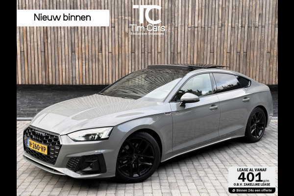 Audi A5 Sportback 40 TFSI S-line S tronic Automaat | Panoramadak | Stoelverwarming | Apple CarPlay | LED verlichting | Trekhaak uitklapb