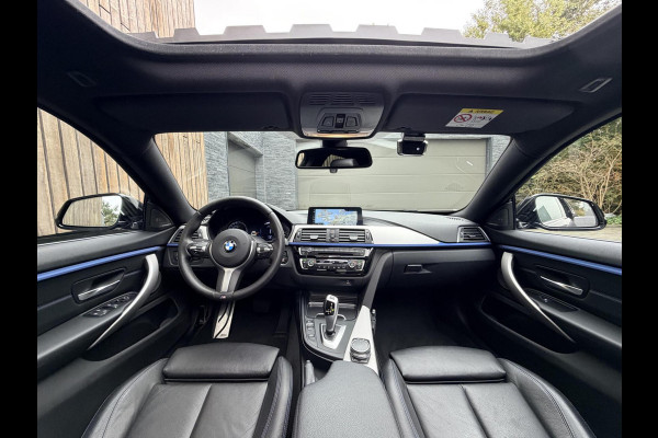 BMW 4 Serie Gran Coupé 418i M Sport Àutomaat | Open dak | LED verlichting | Lederen bekleding | Stoelverwarming | Trekhaak afneembaar | Appl