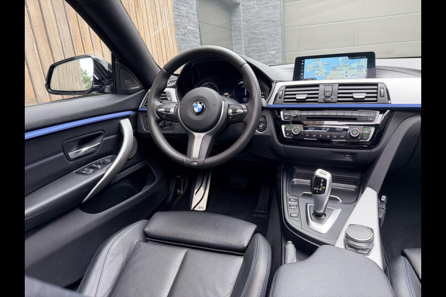 BMW 4 Serie Gran Coupé 418i M Sport Àutomaat | Open dak | LED verlichting | Lederen bekleding | Stoelverwarming | Trekhaak afneembaar | Appl